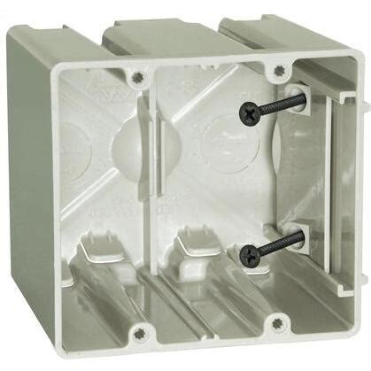 double gang electrical box dimensions|2 gang adjustable electrical box.